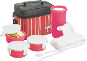 Amazon - Buy Nayasa Toasty Plastic Lunch Box, 4-Pieces, Red at Rs 255 onlyAmazon - Buy Nayasa Toasty Plastic Lunch Box, 4-Pieces, Red at Rs 255 only