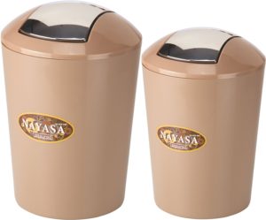 amazon-gif-2016-buy-nayasa-2-piece-dustbin-with-lid-brown-at-rs-299-only