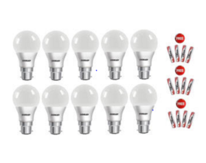 eveready-9-w-led-bulb-with-free-battery-set-of-10-rs-818-only-paytm-mahabazaar-sale