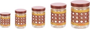 nayasa-sparkle-plastic-container-set-5-pieces-brown-rs-189-only-amazon