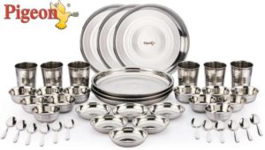 pigeon-lunch-set-pack-of-42-dinner-set-stainless-steel-rs-1206-only-paytm-mahabazaar-sale