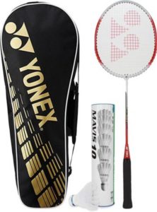 yonex-combo-kit-badminton-kit-1-gr301-badminton-racquet-1-sunr-1004-kitbag-1-mavis-10-shuttlebox-pack-of-6-rs-1199-only-flipkart-big-billion-days-2016