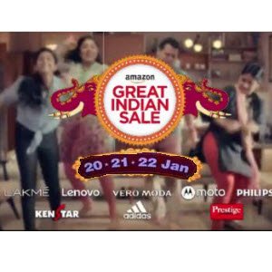 amazon great indian sale 20th January