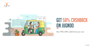 Get 50% Cashback When You Pay With Freecharge On Jugnoo