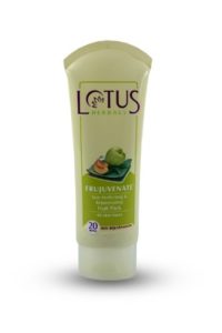 Lotus Herbals Frujuvenate Skin Perfecting and Rejuvenating Fruit Pack, 60g