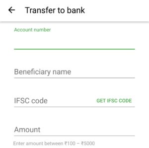 Ola money transfer to bank - 2
