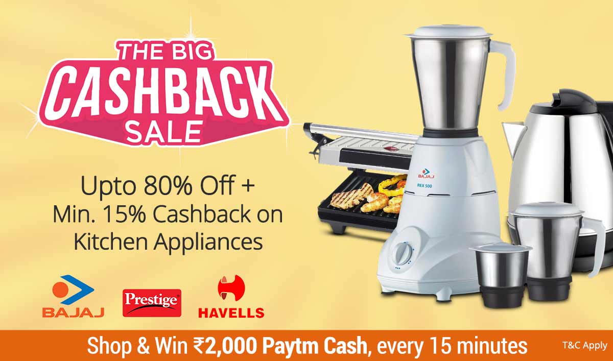 The Big Cashback Sale kitchen-appliances