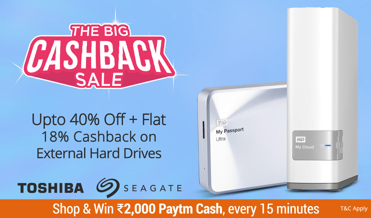 paytm the big cashback sale - HDD18