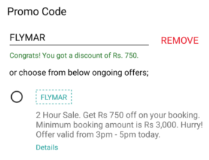 yatra app 750 discount on flight booking of Rs 3000