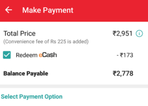 yatra app get 750 off on 3000 flight booking + 5% savings via e cash