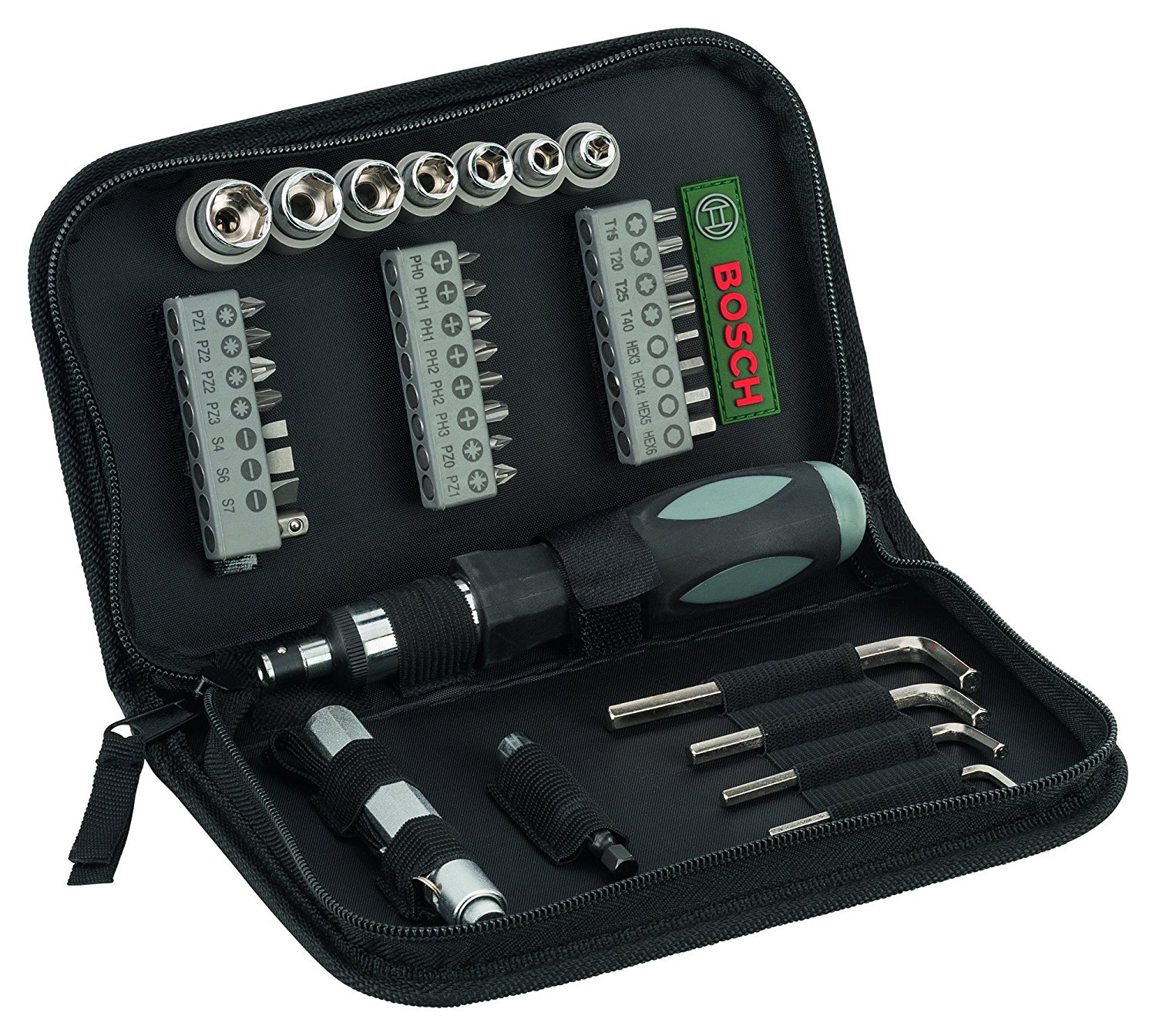Amazon - Buy Bosch 38pc Screwdriver Set for Rs.749 (41% off)