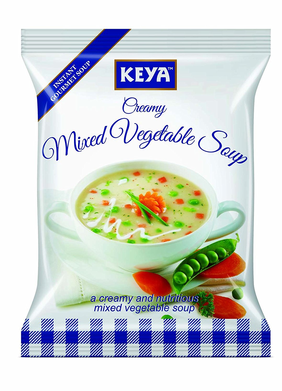 Amazon - Buy Keya Instant Creamy Mixed Vegetable Soup, 52g for just Rs.29