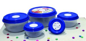 Amazon - Buy Princeware Fresh Ven Bowl Package Container Set, 5-Pieces, Blue at Rs 163 only
