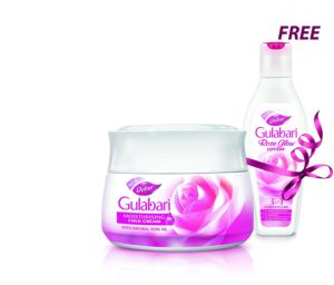 Dabur Gulabari Cold Cream, 100ml with Free Gulabari lotion, 50ml Rs 68 only amazon