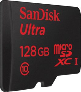 SanDisk Ultra 128 GB MicroSDXC Class 10 