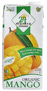 24 Mantra Organic Mango Juice, 1 Liter