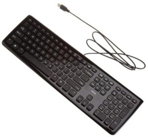 Amazon - Buy AmazonBasics KU-0833 Wired Keyboard (Black) at Rs 499 only