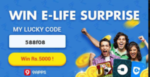 9apps invite and earn Rs 5000