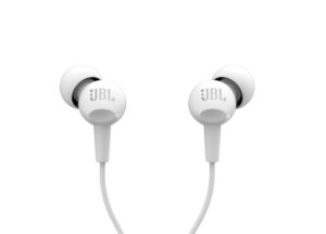 Amazon GIF 2017 -Buy JBL C100SI In-Ear Headphones with Mic (White) at Rs 599 only