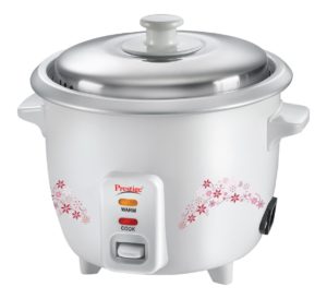 Amazon GIF 2017 - Buy Prestige Delight PRWO 1.0 1-Litre Electric Rice Cooker (White) at Rs 999 only