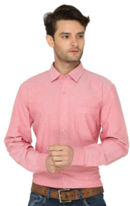 Bombay High Pink Casuals Slim Fit Shirt