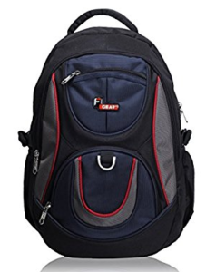 F Gear Polyester 29Litres Black Blue School Bag