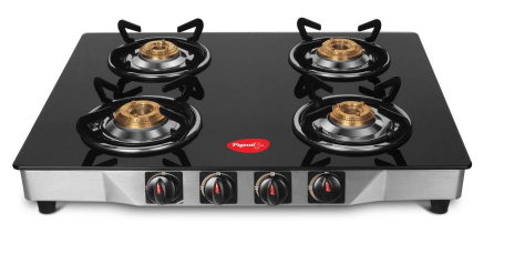 Flipkart - Buy Pigeon Ultra Glass, Stainless Steel Manual Gas Stove (4 Burners) for Rs.2999(59% off)