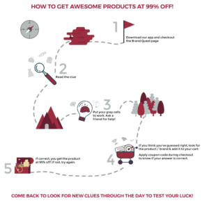 Get Awesome Products At 99% Off By Solving Clues