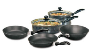 Hawkins Futura Non-Stick Cookware, 7 Pieces Cookware Set