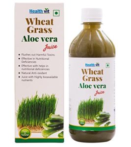 Healthvit Wheat Grass Aloevera Juice