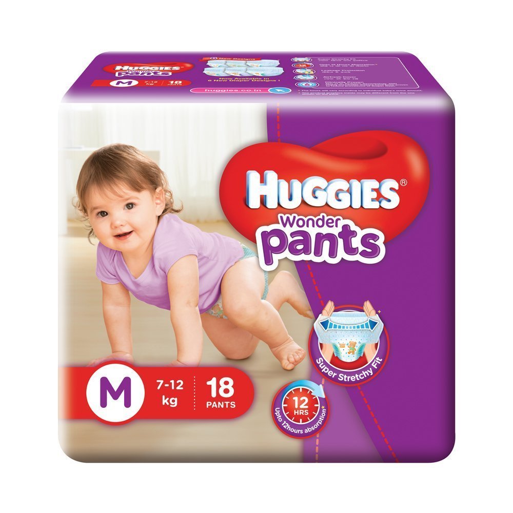 (LOOT) Amazon Pantry- Buy Huggies Wonder Pants Large medium small Size Diapers (5 Count) (Sample) for just Rs.1