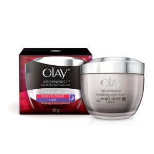 Olay Regenerist Advanced Anti-Ageing Revitalizing Night Skin Cream (Moisturier), 50g Rs 127 only amazon