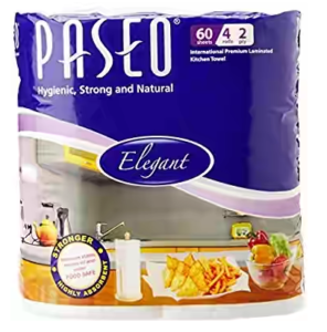 Paseo Tissues Plain Kitchen Towels - 4 Rolls