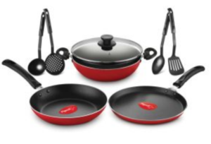 Pigeon Non-stick Gift Set- 8 Pcs (red)