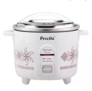 Preethi RC-319 1-Litre Electric Cooker (White)