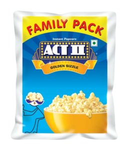 Snapdeal - Buy ACT II IPC Golden Sizzle Family Pack 90 g (Pack of 5) at Rs 99 only