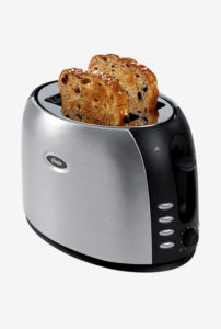 TataCliQ - Buy Oster TSSTJC5BBK 800 W Pop Up Toaster Silver and (Black) at Rs 749 only