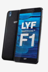 TataCliq - Buy LYF F1 4G Dual Sim 32 GB (Black) at Rs 8236 only