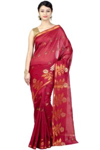Amazon - Buy Chandrakala Women's Banarasi Cotton Silk Saree at Rs 562 only
