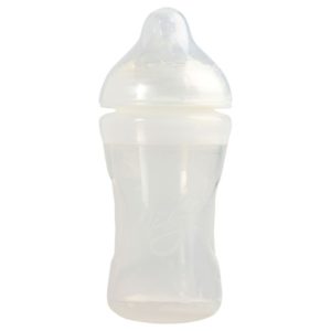 Amazon - Buy Nuby 300ml Silicone Bottle With Fast Flow Nipple, PP Neck Hood and Cap at Rs 199 only