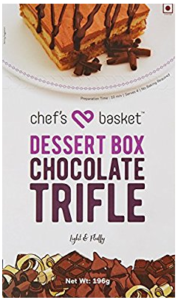 Chef's Basket Light and fluffy Chocolate Trifle Dessert Box, 196g