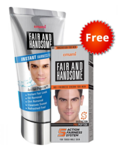 Fair & Handsome Instant Fairness Face Wash 100gm + Fair handsome cream 30gm, Free