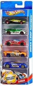 Flipkart -Buy Hot Wheels Five-Car Assortment Pack (Multi Color) at Rs 201 only