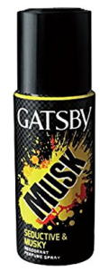 Gatsby Perfume Deodorant Spray musk for Men, 150ml