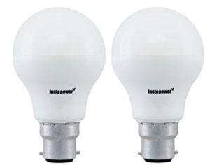 Instapower Base B22 9-Watt LED Bulb (Cool Day Light and Pack of 2)