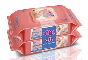 Johnson's baby skincare Wipes 80s pack of 2 (Rs. 60 off)