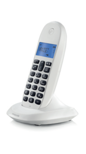 Paytm - Buy Motorola Cordless Phone C1001Lbi White And Black Key Pad at Rs 875 only