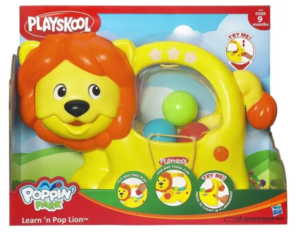 Playskool Poppin Park Learn n Pop Lion (Multicolor)