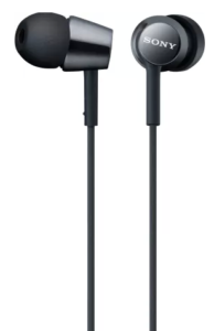 Sony MDR-EX150 Stereo Wired Headphones (Black, In the Ear)