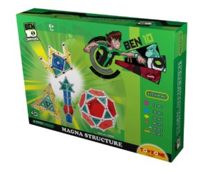 Toyzone Ben 10 Magna Structure, Multi Color (220 Pieces) Rs 339 only amazon